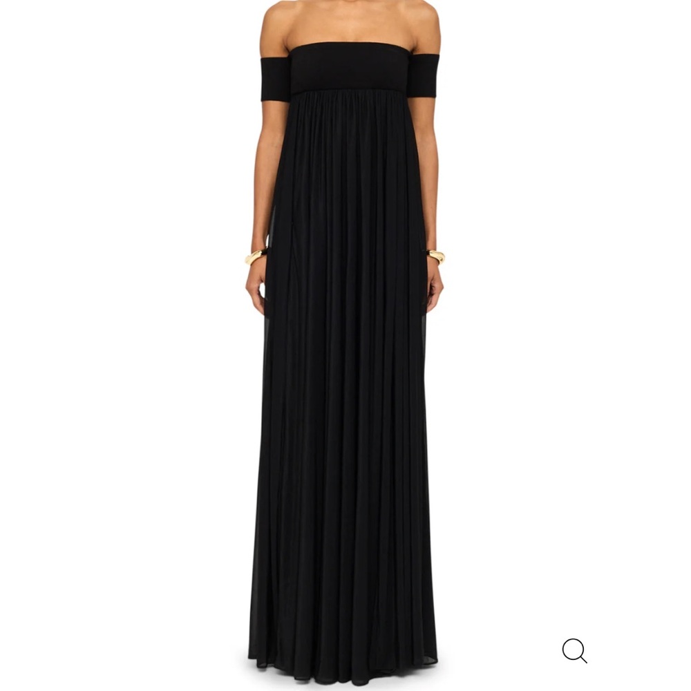 Ronny Kobo Miles Off The Shoulder Dress in Black